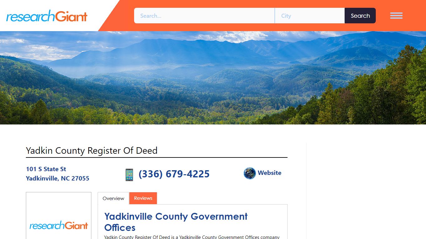 Yadkin County Register Of Deed | Yadkinville County Government Offices ...